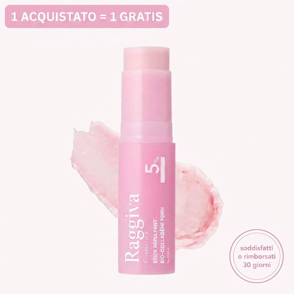 Raggiva — Stick Rimpolpante Occhi, Labbra e Collo | Collagene & PDRN